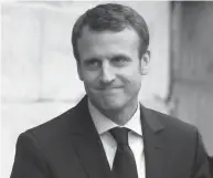  ??  ?? Emmanuel Macron