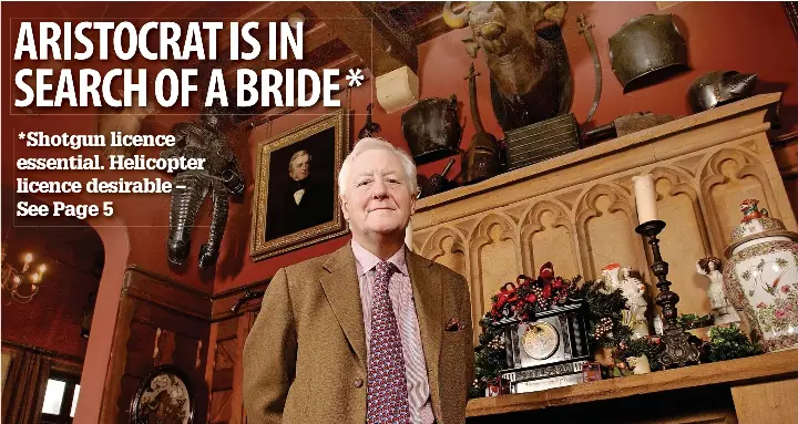 ARISTOCRAT IS IN SEARCH OF A BRIDE * - PressReader
