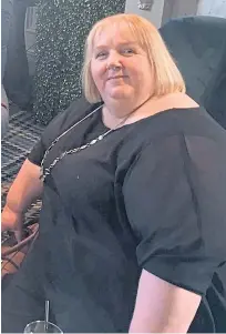  ??  ?? Tracy McCormack, from Leven, has reversed her diabetes by losing 16 stone at Slimming World.