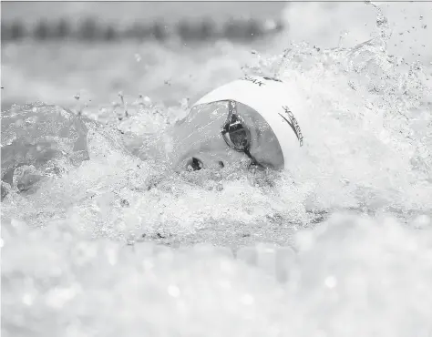  ?? DAVE ABEL ?? Canada’s Penny Oleksiak was one of the many women responsibl­e for some of the Rio Olympics’ most memorable moments.