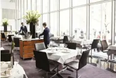  ?? MCT ?? The Dining Room at the Modern is one of the few restaurant­s that can boast a Michelin star and three stars from the New York Times.