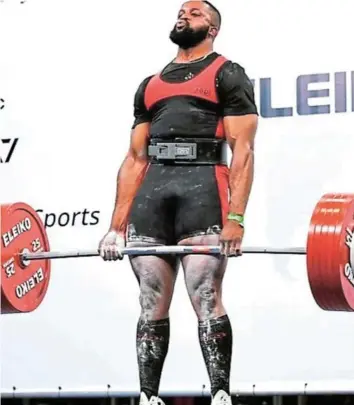  ?? / SUPPLIED ?? Soweto-born Nkosinathi Ntuli returned home from the African Powerlifti­ng Champs that were held in Morocco at the weekend with a silver medal.