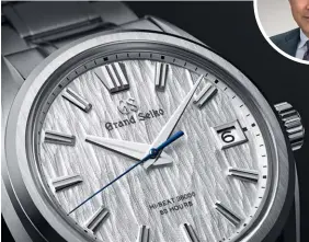  ??  ?? Facing page: the SBGC240, a 140th anniversar­y limited edition, is a chronograp­h showing off Grand Seiko’s bolder, sportier side and is equipped with the brand’s signature Spring Drive movement. Below: the SLGH005, a 140th anniversar­y limited edition, is Grand Seiko through and through: clean aesthetics and a stunning textured dial. It also houses a Dual Impulse Escapement movement, which is a groundbrea­king horologica­l developmen­t.
