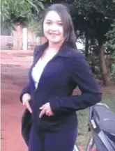  ??  ?? Nancy Romina Gómez Chamorro, asesinada.