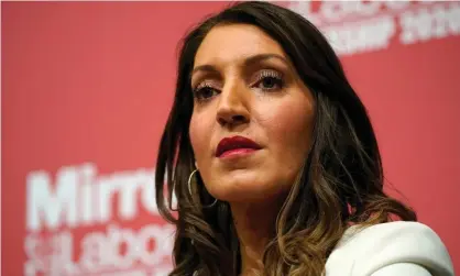  ??  ?? Dr Rosena Allin-Khan, MP for Tooting. Photograph: Christophe­r Furlong/Getty Images