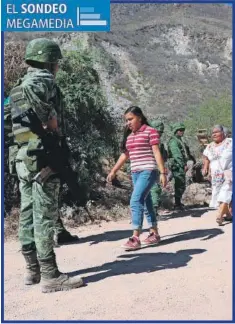  ??  ?? Imagen de la Policía militar durante su función