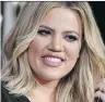  ??  ?? Khloe Kardashian