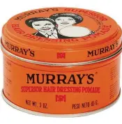  ?? ?? Murray’s Superior Hair Dressing Pomade, which needs to be warmed in your hands to soften before applying, is made with petrolatum, mineral oil and fragrances.