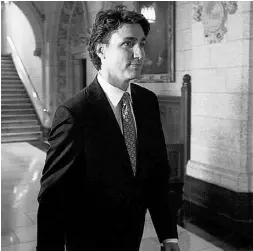  ?? Adrian Wyld / The Cana dian Press ?? Liberal leader Justin Trudeau says the PM has not made his case for ramping up Canada’s role in the fight against ISIS.