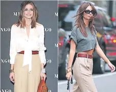  ??  ?? IDEAS. Con una fina blusa crema o con el gris de moda.