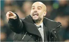  ?? — Reuters ?? Manchester City manager Pep Guardiola.