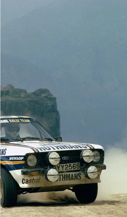 Ford Escort RS1800 Marlboro - A. Vatanen - Rally de Suecia 1978 - Hand