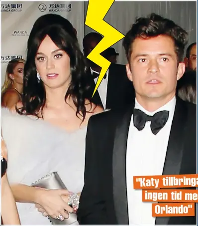  ??  ?? Katy Perry och Orlando Bloom tar en paus från varandra, efter drygt ett år av kärlek.