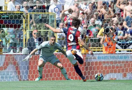  ?? Cecchino ?? Per Simone Verdi quello di ieri è il decimo gol in questa stagione. È l’unico giocatore del Bologna ad essere andato in doppia cifra fin qui