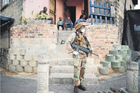  ?? Photo: Luca SOLA/AFP
Russel Benjamin ?? The civil liberties of African citizens are at risk during the COVID-19 pandemic and lockdowns, which may have serious repercussi­ons for human rights.