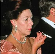  ??  ?? Princess Margaret: Her hair caught fire