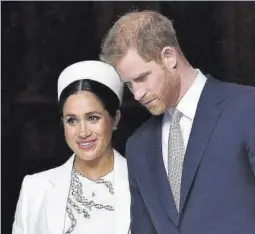  ?? Ben Stansall ?? Los duques de Sussex, Meghan Markle y Enrique de Inglaterra.