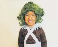  ??  ?? Amelia Peters, from Portfield Primary Academy, as an Oompa Loompa