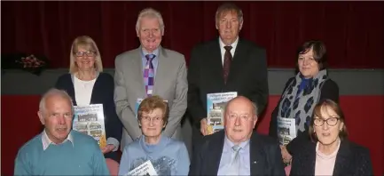  ??  ?? BACK: Maudie Maher, Padraig McManus, Ray Quigley and Marie Quirke. FRONT: Tom Miller, Maureen Somers, Aidan Quirke and Mary Somers at the launch of the Olyegate Glenbrien journal.