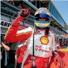  ?? GETTY IMAGES ?? Fabian Coulthard took pole but was undone by a pit-lane penalty.