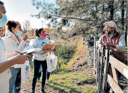  ?? Santiago Filipuzzi ?? El miércoles pasado comenzó el censo rural