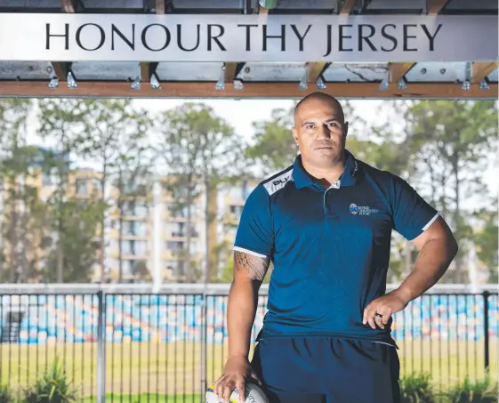  ?? Picture: CAVAN FLYNN ?? Bond University's new Aon Uni Sevens Series coach Setu Naseri.