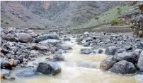  ?? Supplied photo ?? Showers added to the mountain streams in RAK. —