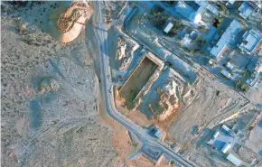  ?? PLANET LABS INC. VIA AP ?? A satellite photo shows what appears to be the biggest constructi­on project in decades at Israel’s nuclear facility near Dimona.