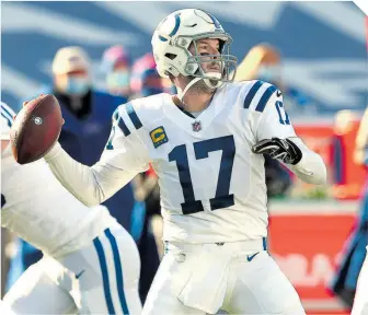  ?? FOTO: REUTERS ?? Rivers jugó su última temporada en la NFL con los Potros de Indianápol­is. /