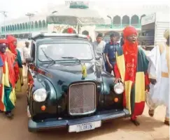  ??  ?? The Emir’s official car