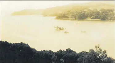  ?? PICTURE / HERITAGE NZ ?? The Martin Mariner at Mangonui, apparently in need of repairs.