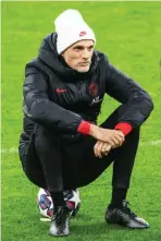  ?? Foto: dpa/Bernd Thissen ?? Thomas Tuchel beim Training mit Paris St. Germain