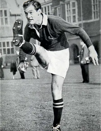  ??  ?? Springbok great Lionel Wilson died on Sunday. He played 27 tests between 1960 and 1965.