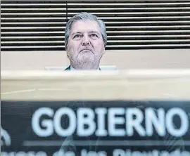  ?? DANI DUCH ?? El ministro portavoz del Gobierno, Íñigo Méndez de Vigo