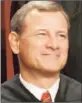  ?? Pablo Martinez Monsivais ?? CHIEF JUSTICE John G. Roberts Jr., in his seventh year, showed an independen­t streak.