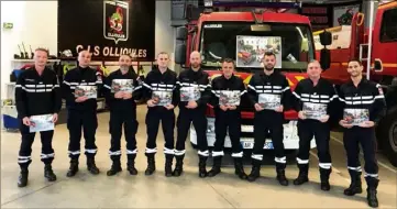  ?? (Photo DR) ?? Les sapeurs-pompiers débuteront leur tournée dans les foyers ollioulais dès samedi.