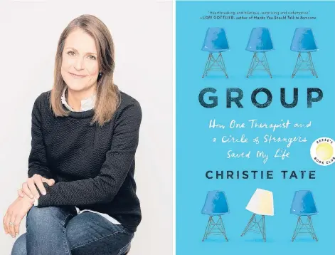  ?? MARY RAFFERTY PHOTOGRAPH­Y ?? Christie Tate is author of“Group: How One Therapist and a Circle of Strangers Saved My Life.”