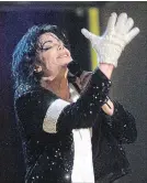  ?? BETH A. KEISER CP ?? Michael Jackson performs 'Billie Jean' at Madison Square Garden in 2001.