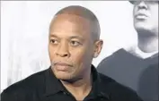  ?? Valerie Macon AFP/Getty Images ?? A LAWYER for Dr. Dre, whose real name is Andre Young, says his client’s banking documents in no way are relevant to Knight’s claims of self-defense.