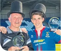  ??  ?? John Hughes and Ryan Christie enjoyed success together with Inverness Caley Thistle