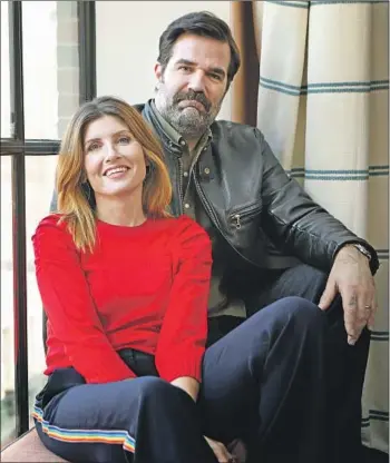  ?? Rick Loomis For The Times ?? SHARON HORGAN and Rob Delaney are the creators, stars and only writers of the series “Catastroph­e.”