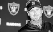  ?? DAVID ZALUBOWSKI/ASSOCIATED PRESS ?? Jon Gruden’s 0-2 start already has raised questions about how long it will take to turn the Raiders into a winner.