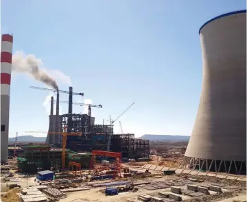  ?? ?? Hwange Power Station expansion nears completion