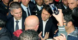  ??  ?? L’8 novembre La visita di Conte nella fabbrica Mittal di Taranto