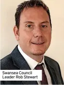  ?? ?? Swansea Council Leader Rob Stewart