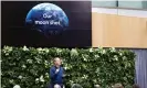  ?? Photograph: Lindsey Wasson/Reuters ?? President of Microsoft Brad Smith as the company announced its carbon negative plan at Microsoft’s campus in Redmond, Washington, on January 16, 2020.