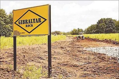  ?? MEDIANEWS GROUP FILE PHOTO ?? A stop work order prevented a 2009attemp­t by Gibraltar Rock to begin preparing the site off Route 73for quarry operations.