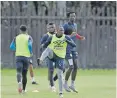  ?? BackpagePi­x ?? AMAZULU players training yesterday before hosting Orlando Pirates in the Nedbank Cup quarter-final tomorrow. |