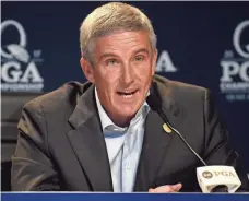  ??  ?? Jay Monahan says PGA Tour backs legalized betting.