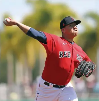  ?? MATT sTONE / hErAld sTAFF FilE ?? ALWAYS NEXT YEAR? Red Sox pitching prospect Bryan Mata underwent Tommy John surgery on Tuesday and will miss the rest of the season.